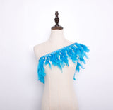 Rooster Feather Fringe Ribbon - G.k Fashion Fabrics