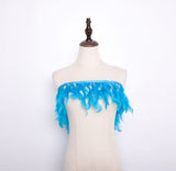 Rooster Feather Fringe Ribbon - G.k Fashion Fabrics