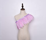Rooster Feather Fringe Ribbon - G.k Fashion Fabrics Lilac Haberdashery