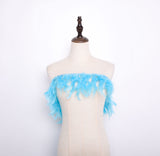 Rooster Feather Fringe Ribbon - G.k Fashion Fabrics