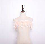 Rooster Feather Fringe Ribbon - G.k Fashion Fabrics