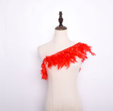 Rooster Feather Fringe Ribbon - G.k Fashion Fabrics