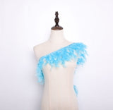 Rooster Feather Fringe Ribbon - G.k Fashion Fabrics