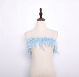 Rooster Feather Fringe Ribbon - G.k Fashion Fabrics