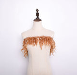 Rooster Feather Fringe Ribbon - G.k Fashion Fabrics