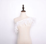 Rooster Feather Fringe Ribbon - G.k Fashion Fabrics