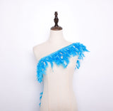 Rooster Feather Fringe Ribbon - G.k Fashion Fabrics