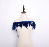 Rooster Feather Fringe Ribbon - G.k Fashion Fabrics