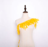 Rooster Feather Fringe Ribbon - G.k Fashion Fabrics