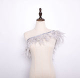 Rooster Feather Fringe Ribbon - G.k Fashion Fabrics