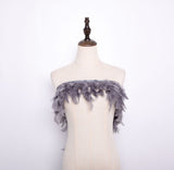 Rooster Feather Fringe Ribbon - G.k Fashion Fabrics