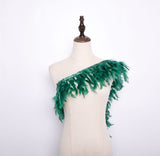 Rooster Feather Fringe Ribbon - G.k Fashion Fabrics