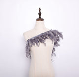 Rooster Feather Fringe Ribbon - G.k Fashion Fabrics