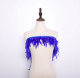 Rooster Feather Fringe Ribbon - G.k Fashion Fabrics