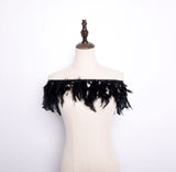 Rooster Feather Fringe Ribbon - G.k Fashion Fabrics