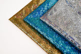 Satin Hologram Foil Fabric/ Versatile Snake Pattern - G.k Fashion Fabrics