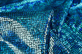 Satin Hologram Foil Fabric/ Versatile Snake Pattern - G.k Fashion Fabrics