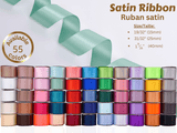 Satin ribbon Collection 15 mm wide - G.k Fashion Fabrics