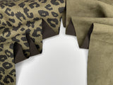 Scuba Suede Animal Print Fabric - G.k Fashion Fabrics