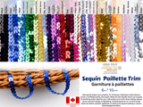 Sequins Paillette Trim 10 yards - G.k Fashion Fabrics