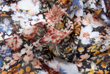 Silky Chiffon Flower Print Fabric - S1036 - G.k Fashion Fabrics chiffon