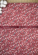 Small Floral Roses Print - Washed 100% Cotton Poplin - 9233 - G.k Fashion Fabrics cotton poplin