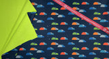 Softshell Clouds Print Fabric - G.k Fashion Fabrics softshell