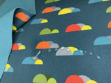 Softshell Clouds Print Fabric - G.k Fashion Fabrics softshell