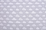 Softshell Digital Clouds Print Fabric - G.k Fashion Fabrics