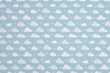 Softshell Digital Clouds Print Fabric - G.k Fashion Fabrics