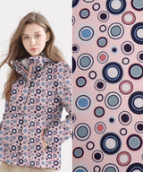 Softshell Fabric Circles Waterproof Water Repellent Resistant - G.k Fashion Fabrics softshell