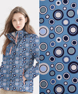 Softshell Fabric Circles Waterproof Water Repellent Resistant - G.k Fashion Fabrics softshell