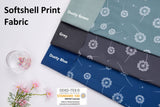 Softshell Fabric Dandelion Waterproof Water Repellent Resistant - G.k Fashion Fabrics softshell