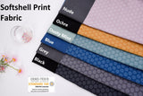 Softshell fabric Sunny Print Waterproof Water Repellent Resistant - G.k Fashion Fabrics softshell
