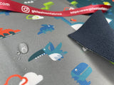 Softshell with Dinosaurs Print Fabric - G.k Fashion Fabrics softshell