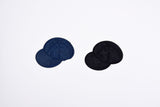 Solid Denim Cap Patch (2 Pieces Pack) Iron on , Sew on, Embroidered patches. - G.k Fashion Fabrics