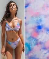 Star Spangled Batuque Print Nylon Swimwear Fabric - WJH1229A - G.k Fashion Fabrics swimwear