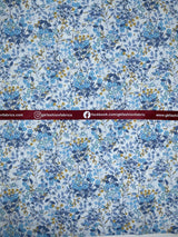 Summer Vibes Floral Print - Washed 100% Cotton Poplin - 8061 - G.k Fashion Fabrics cotton poplin