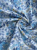 Summer Vibes Floral Print - Washed 100% Cotton Poplin - 8061 - G.k Fashion Fabrics cotton poplin