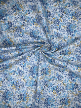 Summer Vibes Floral Print - Washed 100% Cotton Poplin - 8061 - G.k Fashion Fabrics cotton poplin