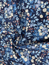 Summer Vibes Floral Print - Washed 100% Cotton Poplin - 8061 - G.k Fashion Fabrics cotton poplin