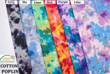 Tie Dye - Washed 100% Cotton Poplin - 8078 - G.k Fashion Fabrics cotton poplin