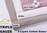 Triple 100% Cotton Gauze, Three Layers Cotton Gauze Fabric - G.k Fashion Fabrics double gauze