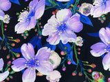 Violet Bloom - Nylon Swimwear Fabric - G.k Fashion Fabrics swimwear