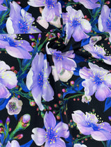Violet Bloom - Nylon Swimwear Fabric - G.k Fashion Fabrics swimwear