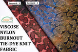 Viscose Nylon Burnout Digital Print Knit Fabric - S1034 - G.k Fashion Fabrics viscose