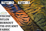 Viscose Nylon Burnout Digital Print Knit Fabric - S1034 - G.k Fashion Fabrics viscose