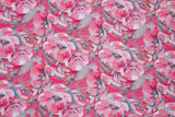 Viscose Poplin Bloemen Print Fabric - 6007 - G.k Fashion Fabrics