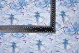 Viscose Poplin Dragonfly Print Fabric - 6009 - G.k Fashion Fabrics