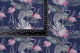 Viscose Poplin Flamingo Print Fabric - 6004 - G.k Fashion Fabrics